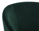 Black Deep Green Sky Dining Armchair Thatcher by Matho Sun, view 8