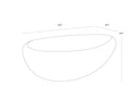 Large Grey Coffee Table Corvo by Matho Sun, view 7