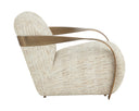 Antique Brass Haute Cobblestone Lounge Chair Sonesta by Matho Sun, view 3