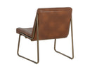 Bravo Cognac Lounge Chair Anton by Matho Sun, view 4