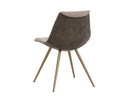 Antique Bronze Belfast Oyster Shell / Porpoise Dining Chair Lipa by Matho Sun, view 4