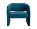 Timeless Teal Lounge Chair Rosalia by Matho Sun, view 2