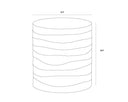 Black End Table Corey by Matho Sun, view 5