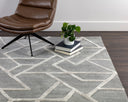 Grey 9' X 12' Rug Zizi Hand-Tufted by Matho Sun