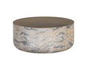 Marble Look Antique Brass Coffee Table Diaz by Matho Sun, view 2