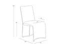 Danny Ivory Dining Chairs set of 2 Iluka by Matho Sun, view 8