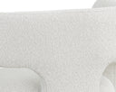 Copenhagen White Lounge Chair Isidore by Matho Sun, view 8