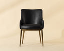 Bravo Black Dining Armchair Franklin by Matho Sun, view 2