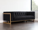 Abbington Black Sofa Ekon by Matho Sun, view 4