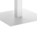 Square White 32" Bistro Table Merano by Matho Sun, view 4