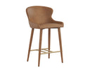 Milliken Cognac Counter Stool Evora by Matho Sun