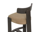 Dark Brown Sahara Sand Leather Counter Stool Horton by Matho Sun, view 5