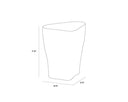 Small White End Table Dali by Matho Sun, view 8