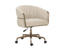 Meg Taupe / Santa Cruz Oatmeal Office Chair Olma by Matho Sun