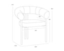 Black Noah Meadow Dining Armchair Oniva by Matho Sun, view 6