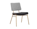 Gold Nightfall Black / Chacha Grey Dining Chair Brinley by Matho Sun