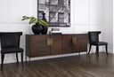 Antique Brass Dark Mango Sideboard Jade by Matho Sun, view 4