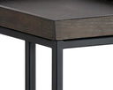 Black Charcoal Grey Table Arden C-Shaped Side by Matho Sun, view 5