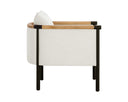 Heather Ivory Tweed Lounge Chair Wilder by Matho Sun, view 3