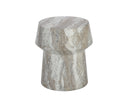 Marble Look Sand End Table Brie by Matho Sun