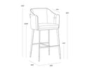 Napa Beige / Napa Tan Barstool Carter by Matho Sun, view 8