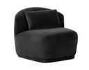 Shadow Grey Chair Soraya Swivel Armless by Matho Sun