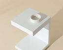 High Gloss White End Table Bachelor by Matho Sun, view 6