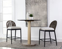 Black Louis Cream Counter Stool Calandri by Matho Sun, view 5