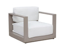 Greige Stinson White Armchair Tavira by Matho Sun
