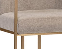 Belfast Oyster Shell Dining Armchair Rayla by Matho Sun, view 5