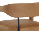 Ludlow Sesame Leather Barstool Mavia by Matho Sun, view 7