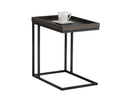 Black Charcoal Grey Table Arden C-Shaped Side by Matho Sun