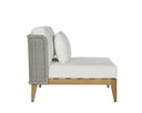 Natural Stinson White Chair Ibiza Armless by Matho Sun, view 3