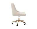 Beige Linen Office Chair Halden by Matho Sun, view 5