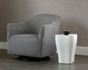 Small White End Table Dali by Matho Sun, view 5