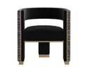 Abbington Black / Hobbes Night Dining Armchair Adamina by Matho Sun, view 2