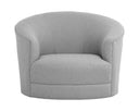 Liv Dove Armchair Grimaldi Swivel by Matho Sun, view 2
