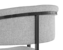 Gunmetal Belfast Heather Grey Dining Armchair Marris by Matho Sun, view 7