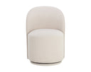 Effie Linen Dining Chair Cavoli Swivel by Matho Sun, view 2