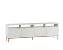 Champagne Gold Cream Storage Cabinet Ambrose Modular by Matho Sun