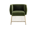 Forest Green Dining Armchair Gala by Matho Sun, view 2