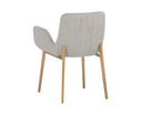Belfast Heather Grey Dining Armchair Lucano by Matho Sun, view 4