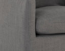 Effie Smoke Dining Armchair Glenrose Wheeled by Matho Sun, view 5