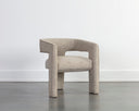 Rhapsody Sand Dining Armchair Krasner by Matho Sun, view 5