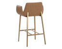 Milliken Cognac Barstool Lucano by Matho Sun, view 4