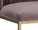 Blush Purple Dining Chairs set of 2 Nevin by Matho Sun, view 5