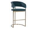 Gold Danny Teal Barstool Marris by Matho Sun