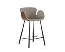 November Grey / Cinnamon Brown Counter Stool Waldo by Matho Sun