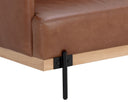 Shalimar Tobacco Leather Sofa Saul by Matho Sun, view 5