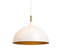 Matte White Pendant Lohn Light by Matho Sun